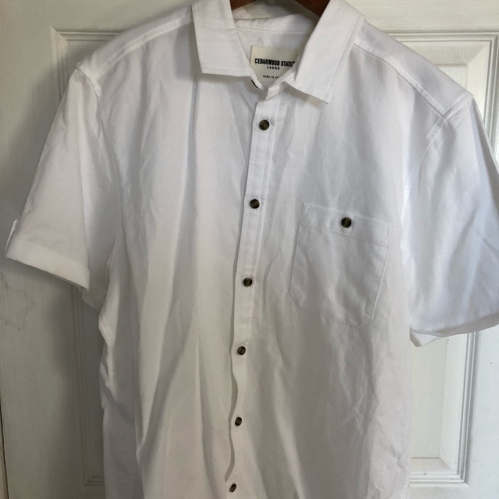 White button down men’s L